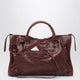 Balenciaga Medium Le City Handbag In Merlot Leather