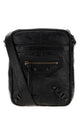 Balenciaga Black Leather Le City Crossbody Bag