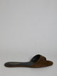 Saint Laurent Brown Suede Babylone Slippers