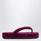 Balenciaga Women`S Jet Lag Thong In Purple