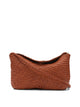 Dragon Difussion Orange Buffalo Calf Leather Shoulder Bag