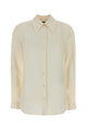 Gucci Ivory Crepe Shirt