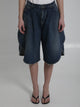 Balenciaga Denim Tulip Bermuda