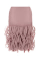 Balenciaga Pink Wool Blend Skirt