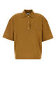 Saint Laurent Ochre Piquet Oversize Polo Shirt