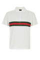 Gucci White Cotton Polo Shirt