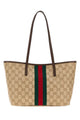 Gucci Printed Canvas Small Gucci Tribeca Shopping Bag