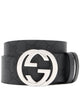 Gucci Black Leather W40 Belt