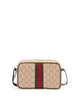 Gucci `Gg Coated Web` Crossbody Bag