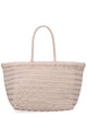 Dragon Difussion Beige Leather Handbag