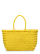 Dragon Difussion Yellow Leather Handbag
