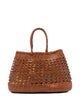 Dragon Difussion Beige Leather Shoulder Bag