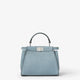 Fendi Naval Gray Mini Peekaboo Bag Det Plat