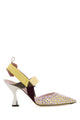 Fendi Multicolor Mesh And Fabric Colibr㬠Pumps