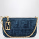 Fendi Baguette Mini Bag In Plush Denim