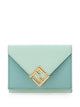 Fendi F-Diamond Trifold Wallet