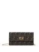 Fendi Tube Continental Logo Chain Wallet