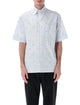Valentino Garavani Valentino Garavani Oxford Shirt With Le Chat De La Maison Print