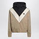 Valentino Black Butter And Camel Jacket With Vlogo Patch