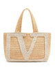 Valentino Garavani `Viva Superstar Crochet` Large Tote