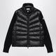 Moncler Black Padded Zip-Up Jacket In Polyester