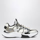 Valentino Garavani Demivee Sneakers In Ivory And Silver