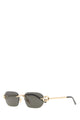 Gucci Gold Metal Sunglasses