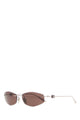 Balenciaga Silver Metal Sunglasses