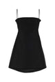 Balenciaga Black Wool Blend Mini Dress
