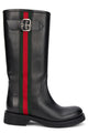 Gucci High Boots With Web Band