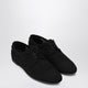 Dolce & Gabbana Black Crochet Lace-Up Shoes