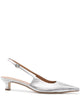 Aeyde Catrina Laminated Nappa Leather Silver