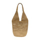 Anine Bing Leah Logo Hobo Raphia Bag - - Raffia - Beige