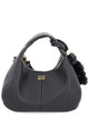Ganni Mini Hobo Handbag In Faux Leather