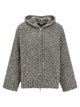 Peserico Zipped Hooded Cardigan