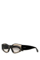 Alaia Black Acetate Sunglasses