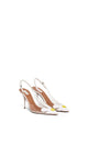 Alaia Slingback Flower White