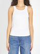 Alaia Darts Cotton Tank Top