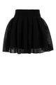Alaia Black Knit Mini Skirt
