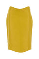 Alaia Yellow Leather Skirt