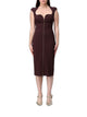 Elisabetta Franchi Double Stretch Crepe Dress