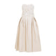 Elisabetta Franchi Cream Silk Dress