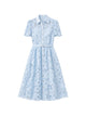 Self-Portrait Self-Portrait Belted Midi Dress