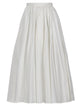 Self-Portrait Self-Portrait Cotton Poplin Midi Skirt