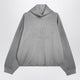 Acne Studios Mélange Gray Fleece Sweatshirt With Logo