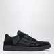 Amiri Skel Lowtop Sneakers In Black Calf Leather