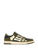 Amiri Skel Top Low Trainers – – Leather – Khaki