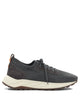 Henderson Grey Fabric Suede Sneakers