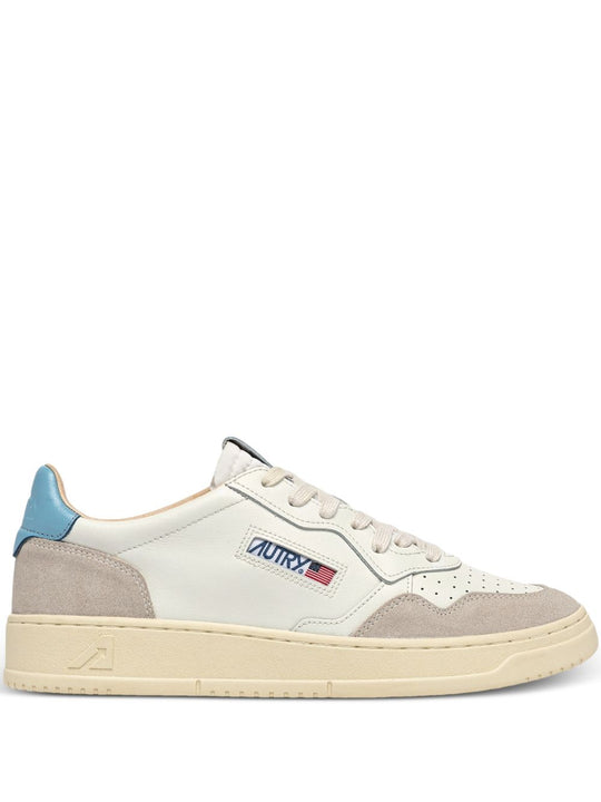 Autry Medalist Low - Leather And Suede Trainers