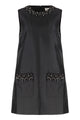Self-Portrait Self-Portrait Black Taffeta Embellished Mini Dress